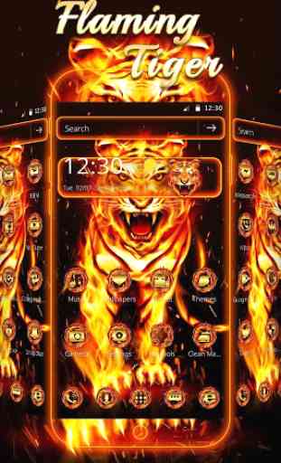 Flaming Tigre Tema 1