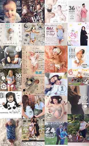 Fotos de bebê grátis - fotos de marcos de gravidez 1