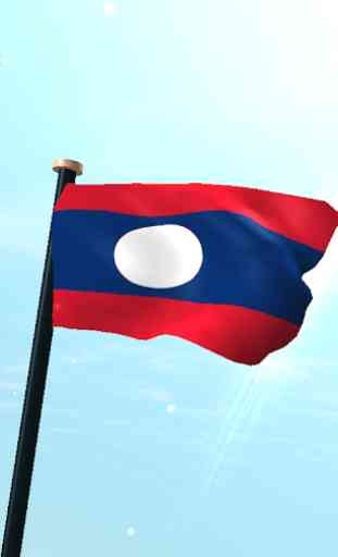 Laos Bandeira 3D Gratuito 1