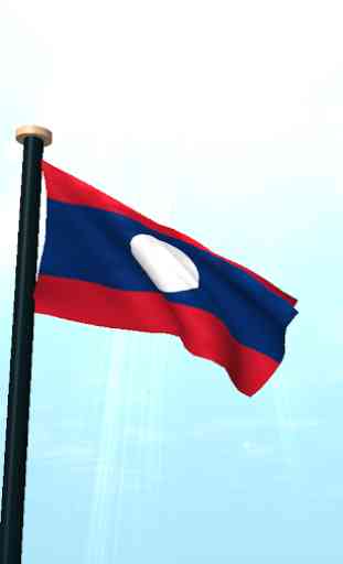 Laos Bandeira 3D Gratuito 2