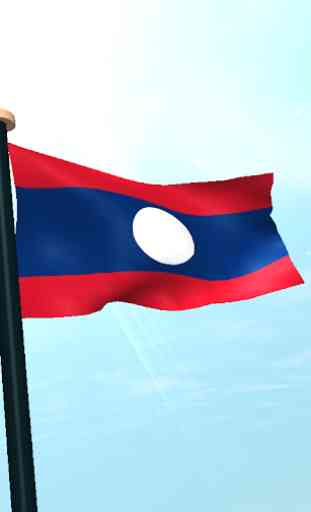 Laos Bandeira 3D Gratuito 4