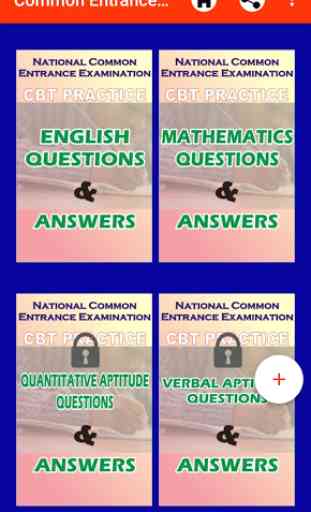 National Common Entrance Exam Practice (Offline) 1