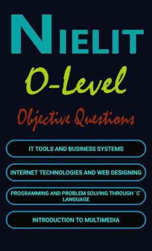 NIELIT O-LEVEL OBJECTIVE SOLUTION  |OLD PAPERS| 1