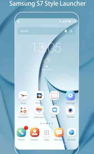 S7 Tema Galaxy Launcher para Samsung 1