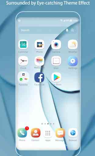S7 Tema Galaxy Launcher para Samsung 2
