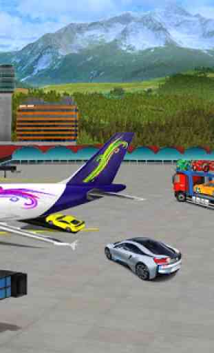 simulador de avião de carga transporte de carro 3