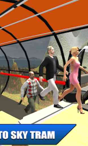 Sky Tram Condução de teleférico: Simulador turismo 2