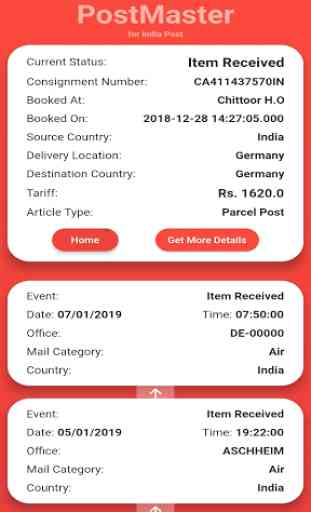 Speed Post Tracking: PostMaster for India Pos t 2