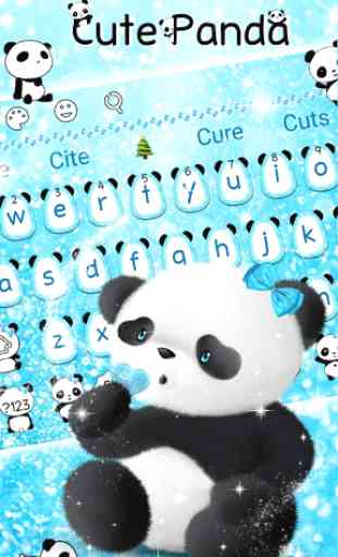 Teclado Panda bonito 2