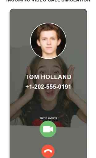 Tom Holland Fake video Call Simulation 1