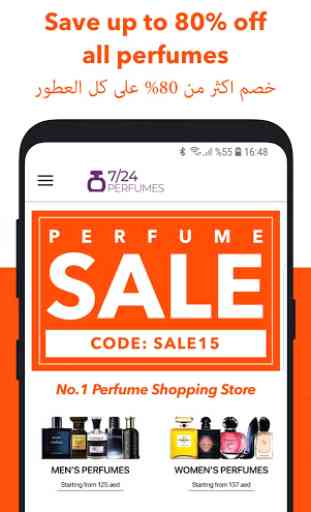 7/24 Perfumes Shopping App 1