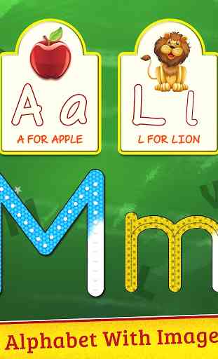 aplicativo para aprender e vestígio alfabetos 4