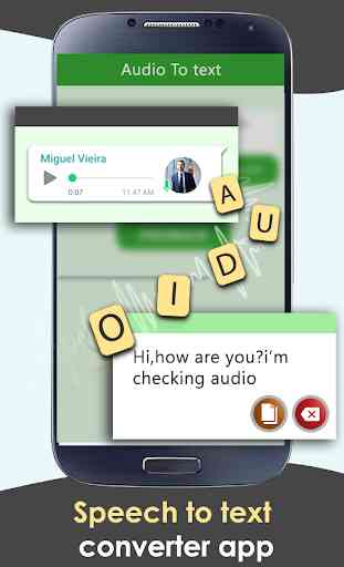 conversor de áudio para texto para o que é app 1