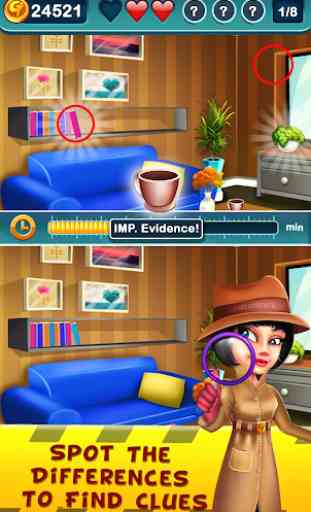 Criminal Detective Story : Spot Difference Cases 2