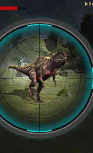 Dino caça grátis Sniper Safari 4