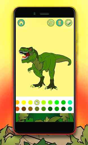 Dinosaur Coloring Book 3