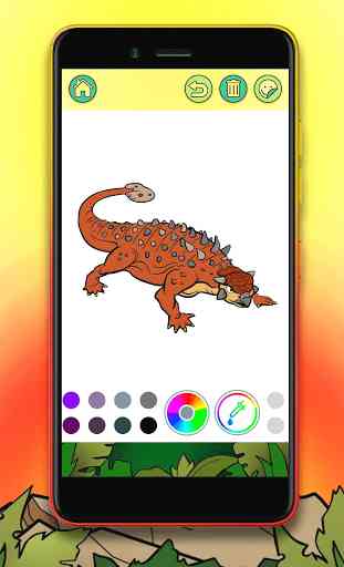 Dinosaur Coloring Book 4