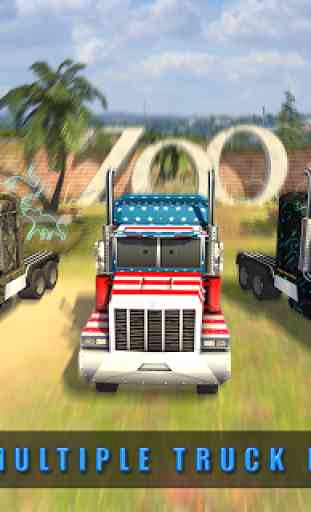 Euro Truck City Zoo animais jogo Transporter 3