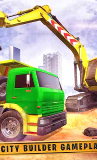Excavator Crane City Builder 3