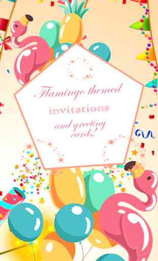 Flamingo Convites De Aniversário 2
