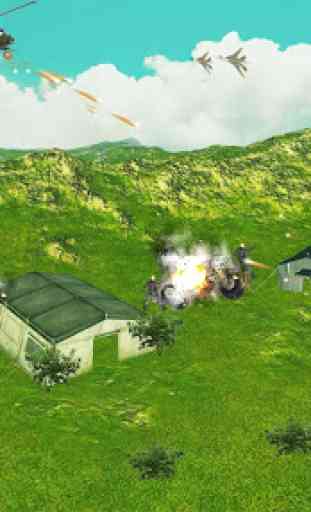Guerra de Helicóptero Gunship - 3D Air Battle 3