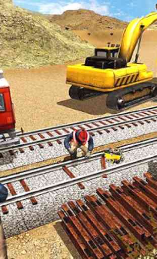 Heavy Machines Train Track Construction Simulator 1