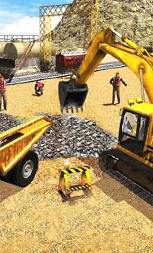 Heavy Machines Train Track Construction Simulator 2