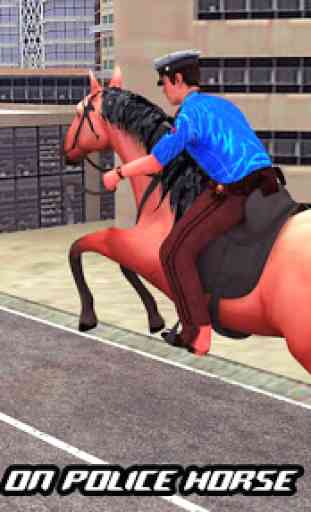 Jogos de simulação de crime de polícia de cavalo 2