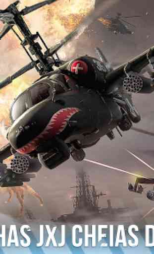 Modern War Choppers: um jogo de guerra JxJ 1