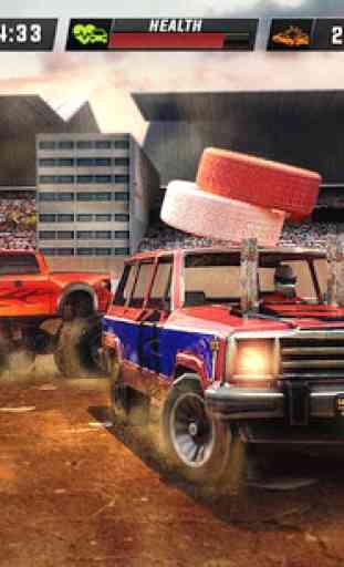 Monster Truck Car Crash Demolition Derby Games 2