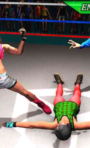 mulheres que lutam 3d: jogos reais de wrestling de 1