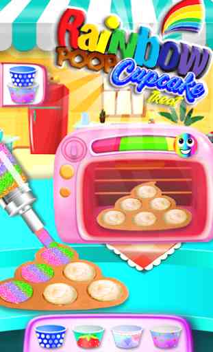 Rainbow Cupcake Cooking Game 2018: Sweet Desserts 3