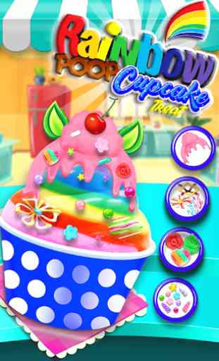 Rainbow Cupcake Cooking Game 2018: Sweet Desserts 4