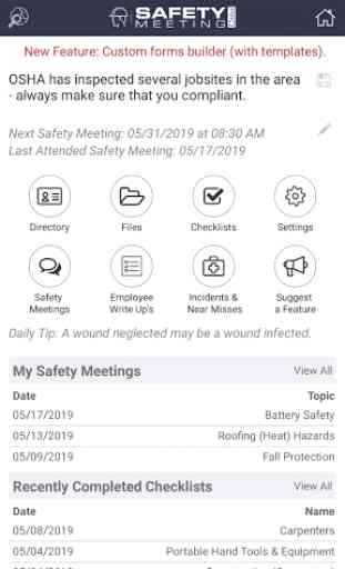 Safety Meeting Pro (Checklists + Inspection Forms) 1