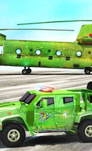 US Army Humvee Jeep Car Transporter - Parking Game 1