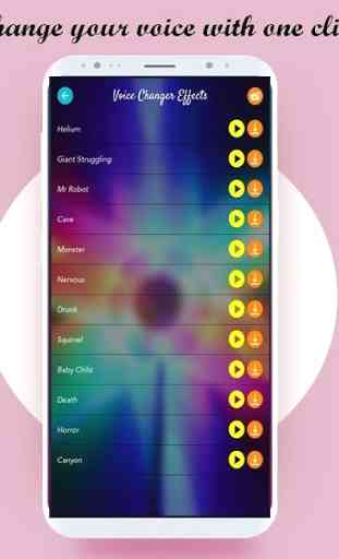 Voice Changer Effects (Free voice changer app) 3