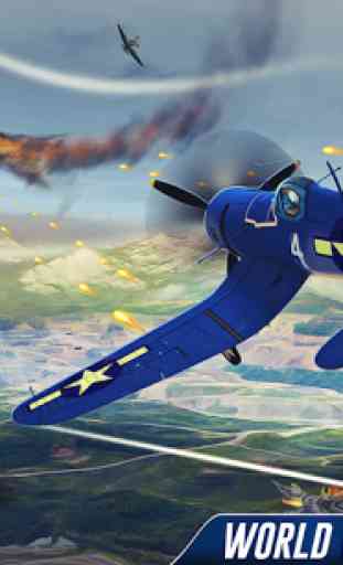 WW2 War Plane Dog Fight Air Combat: World War Game 3