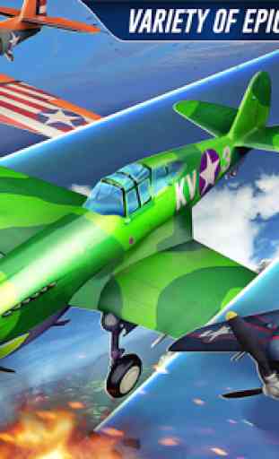 WW2 War Plane Dog Fight Air Combat: World War Game 4