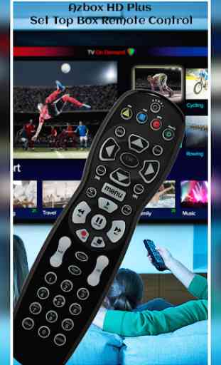 Azbox HD Plus Set Top Box Remote Control 3