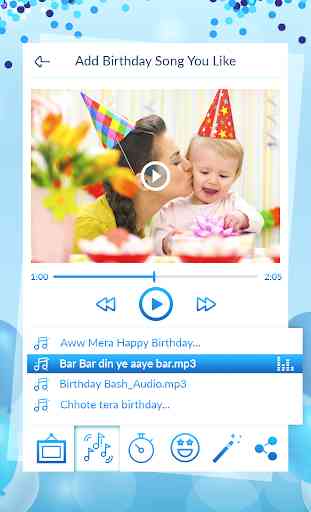 Birthday Video Maker With Song & Music 3