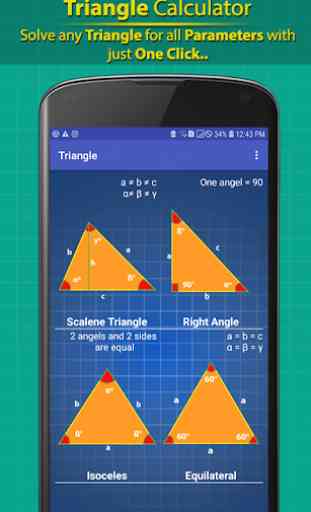 Calculadora Triangular- Solucionador Passo a Passo 1