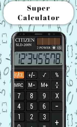 Citizen Pocket Calculator 1