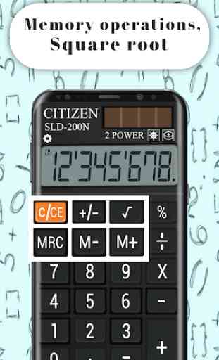Citizen Pocket Calculator 2