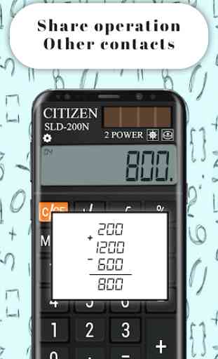 Citizen Pocket Calculator 4