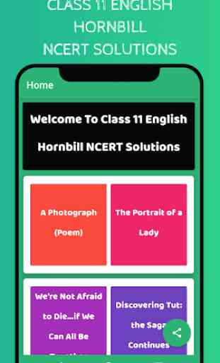 Class 11 English Hornbill NCERT Solutions 2