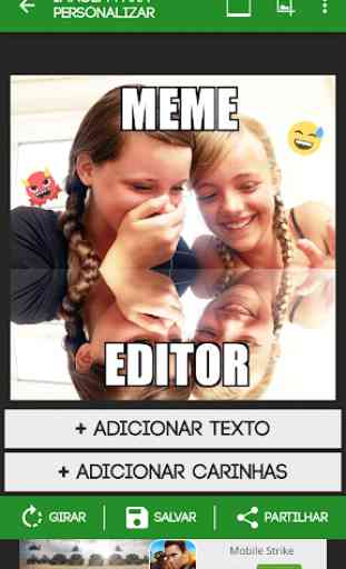 Criar MEME Com Fotos Editor de Memes Maker  Texto 2