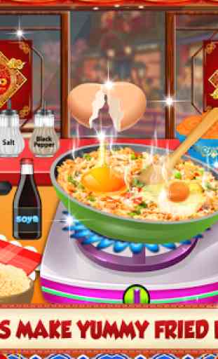 Delicious Chinese Food Maker - Melhor jogo de 3