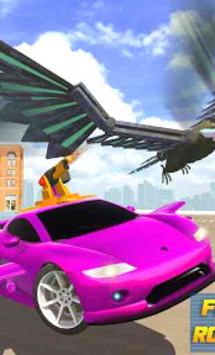 Flying Eagle Robot Car Multi Transforming Games 3