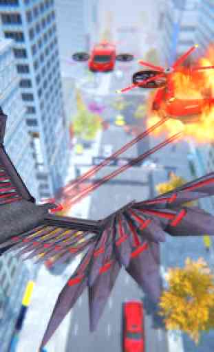 Flying Eagle Robot Car Multi Transforming Games 4