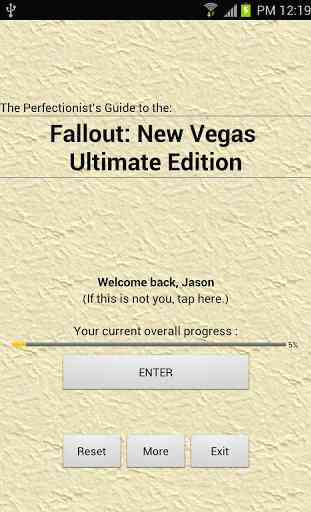 Guide for Fallout New Vegas 1